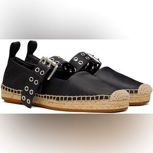 rag & bone Black Anteros Espadrilles NWOT, sz 40